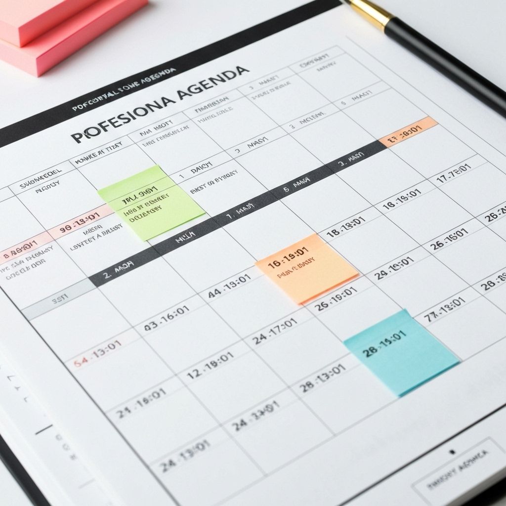 Mockup da funcionalidade Controle de Agenda